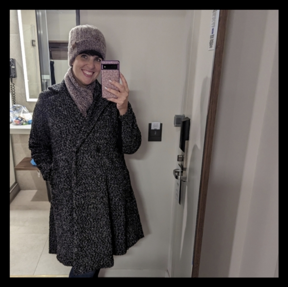 Boucle Statement Coat